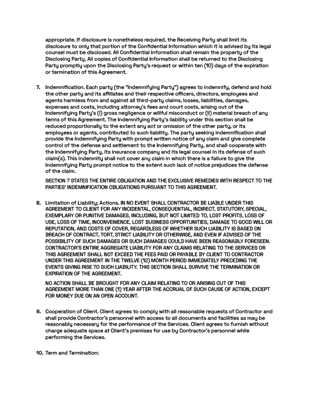 Master service agreement 03